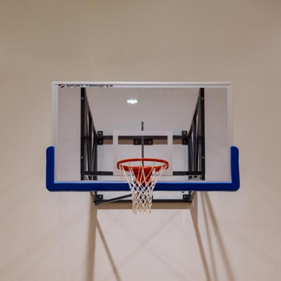 Tablica do koszykówki PROFESJONALNA 105x180 cm - szkło akrylowe 15mm
