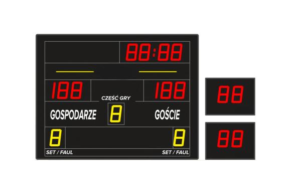 TABLICA WYNIKÓW SPORTOWYCH DTS 60