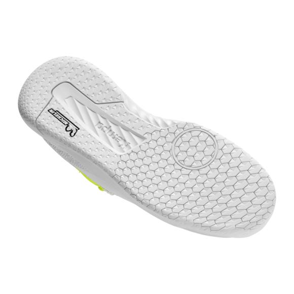 BUTY KOURTFLY JUNIOR KEMPA - biały/neonowy żółty 