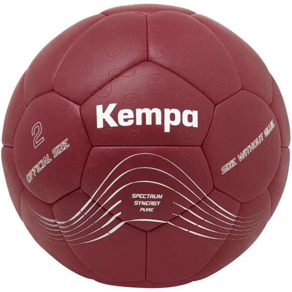 PIŁKA DO PIŁKI RĘCZNEJ SPECTRUM SYNERGY PURE KEMPA - ciemny czerwony