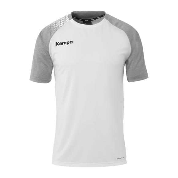KOSZULKA MECZOWA AMBITION 28 KEMPA - biały/szary 
