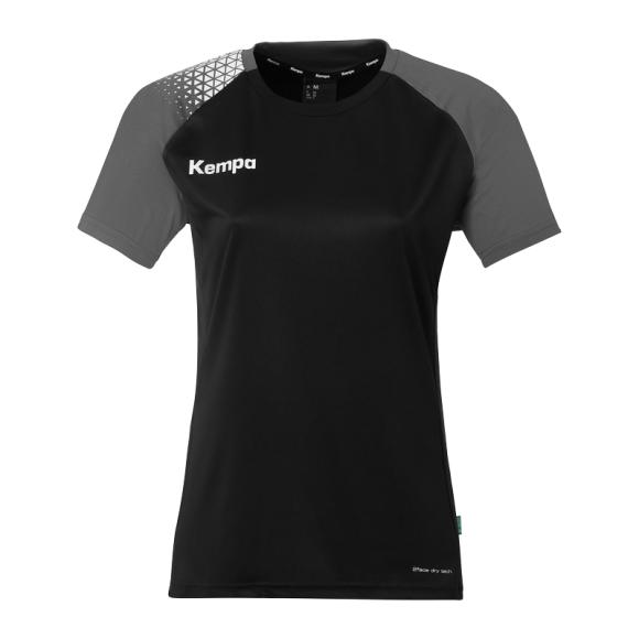  KOSZULKA MECZOWA AMBITION 28 WOMEN KEMPA - czarny/antracytowy 