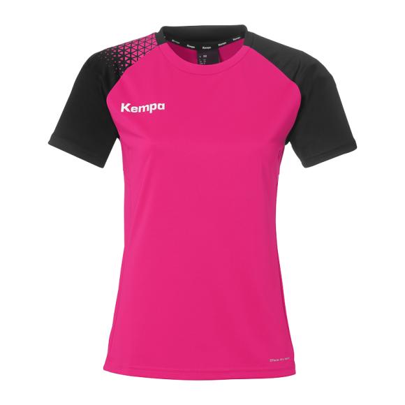 KOSZULKA MECZOWA AMBITION 28 WOMEN KEMPA - magenta/czarny 