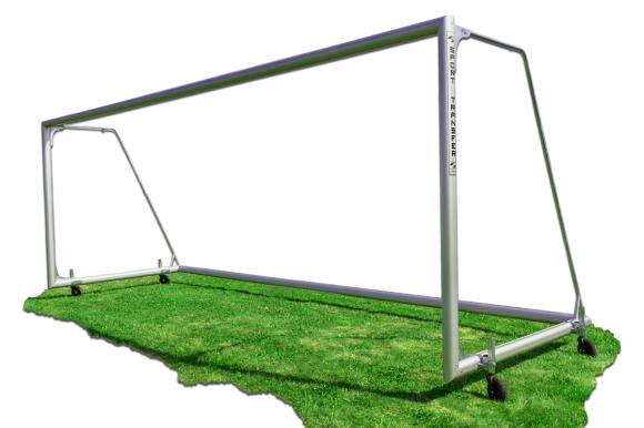BRAMKI DO PIŁKI NOŻNEJ PROFESJONALNE - PRZEJEZDNE 360 /7,32 X 2,44 M/