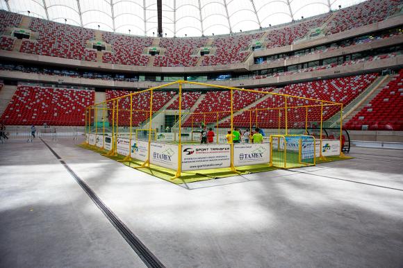 BOISKO DO MINI PIŁKI NOŻNEJ 11,00 X 6,50M - PRZENOŚNE