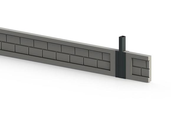 ŁĄCZNIK METALOWY DO PŁYTY BETONOWEJ 21/6,5/4 CM
