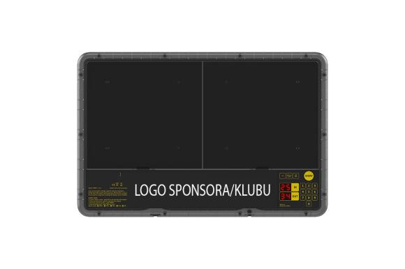ELEKTRONICZNA TABLICA ZMIAN ZAWODNIKÓW - PROFESJONALNA, JEDNOSTRONNA