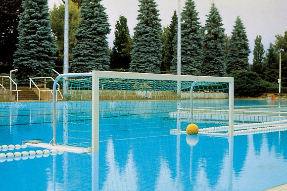 BRAMKI DO PIŁKI WODNEJ PROFESJONALNE /3.00X 0.90 M/ - PŁYWAJĄCE, SKŁADANE
