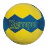 PIŁKA DO PIŁKI RĘCZNEJ SOFT KIDS KEMPA  niebieski/neonowy żółty