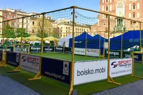 SŁUP BOISKA DO MINI PIŁKI NOŻNEJ  PRZENOŚNY