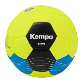 PIŁKA DO PIŁKI RĘCZNEJ TIRO KEMPA  neonowy żółty/niebieski