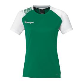 KOSZULKA MECZOWA AMBITION 28 WOMEN KEMPA  ciemny zielony/biały 