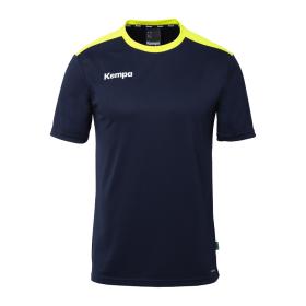 KOSZULKA MECZOWA EMOTION 27 KEMPA  granatowy/neonowy żółty
