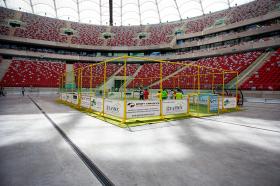 BOISKO DO MINI PIŁKI NOŻNEJ 11,00 X 6,50M  PRZENOŚNE